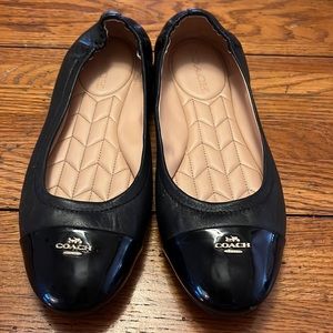 Black Coach flats